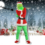Naiste Cosplay kost&uuml;&uuml;m M&uuml;ts Kindad V&ouml;&ouml; Riie P&uuml;ksmask Kingad 7 osaline komplekt S punane