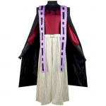 Demon Slayer Doma Douma Cosplay Kost&uuml;&uuml;m Kimetsu No Yaiba Komplekt Halloweeni Anime Kimono Meestele Naistele RolePlay Karnevali Kost&uuml;&uuml;mid 110（child） punane