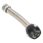 25MM Kanalisatsiooni Kontrollkaamera Pea IP68 Veekindel &Auml;ravoolutorustiku Kaamera Pea Tarvik 6 LED-valgustiga white