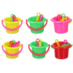24 tk Mini kopp m&auml;nguasi Funny Kid liiva&auml;mber Creative Children Sand Bucket