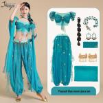 T&auml;iskasvanute printsess Jasmine Halloweeni Cosplay kost&uuml;&uuml;m - eksootiline stiil Large