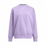 Under Armour UA Rival Fleece OS Crew Moodne Mugav Vabaaja Huppar Naiste huppar Lilla 1386463-538 S