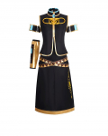 Cosplay R&otilde;ivad Pere-megurine Megurine Luka Naiste Cosplay Kost&uuml;&uuml;m 1. P&otilde;lvkond-ametlik Kost&uuml;&uuml;m-d30 Cosplay Kost&uuml;&uuml;m XL 55-60kg beež