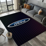 3D F-Ford Mustang v&otilde;idus&otilde;iduauto mootorratta vaip elutuppa, magamistuppa, kodu diivani kaunistamiseks, lasteala vaip libisemiskindel p&otilde;randamatt 200x160cm( 78x62in )