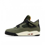 UNDEFEATED x Jordan Air Jordan 4 Retro Air LOGO Roheline/Must IB1519-200 EU 36.5