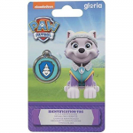 Collier - THE PAW PATROL - Everest - Taille M - Multicolore - Badge d'identification puhas