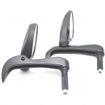 Universaalne 7/8 22 mm mootorrataste k&auml;siraua otsad peegli tahavaatepeeglid jaoks Triumph DAYTONA 675 SPEED TRIPLE TIGER 1050/Sport must