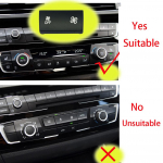 Automatic Air Conditioning Heater Climate Control Panel Fan Speed Button Cover for BMW 1 2 3 4 Series F20 F21 F22 F30 F31 etc must