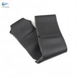 Auto rooli kate Lada Vesta Xray 2015 jaoks &ndash; pehme perforeeritud mikrokiudnahast DIY palmik n&otilde;elte ja niidiga must