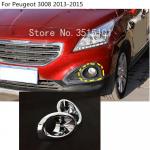 Autode stiilikate ABS Kroom Lamp Esimene Esitulede Udutulede Kaunistusraam Kapottide Kleepuv Osa Peugeot 3008 2013 2014 2015 2016 jaoks