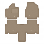 Dywaniki samochodowe welurowe do: KIA EV9 crossover (2023-) beżowe