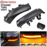 D&uuml;naamiline LED suunatule tulega k&uuml;ljepeegli indikaator otse Toyota WISH/PRIUS/REIZ/MARK X/CROWN/AVALON jaoks Asendab OEM