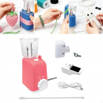 Elektriline kudumis- ja heegelmasin Automaatne kangasteljed Kodu k&auml;sit&ouml;&ouml; kudumist&ouml;&ouml;riist jaoks roosa