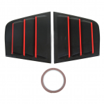 Side Window Louver Rustproof Simple tallation Anti Scratch Air Vent Scoop Shades Cover Blind 1 Pair Professional for Car must