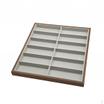 Eyeglasses Display Case 12 Grids and Velvet Sunglass Retail Showcase top Shop