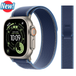 Trail Loop Rihm Apple Watch Ultra 3 2 jaoks b&auml;nd 49mm 46mm 44mm 40mm 45mm 41mm 42mm Correa K&auml;ev&otilde;ru iWatch Series 11 10 SE 2028 44 45 46 49 mm s&auml;rav sinine v&auml;rv