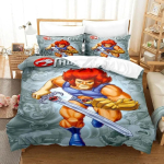 Thundercats Voodipesukomplekt &Uuml;heinimese Twin T&auml;is Queen King Suurusega Voodikomplekt T&auml;iskasvanud Poisi Magamistuba Tekikoti Komplektid 3D Prindiga Anime Voodilina Komplekt AU Single(140*210cm)3pcs