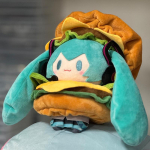 Hatsune Miku Kawaii Q Versiooni Kuju Nukk Armas Hamburgi Nuku R&otilde;ivad Anime Lisatarvik Kott Ripats M&auml;nguasi Pehme Kaunistus M&auml;nguasjad Kingitused black