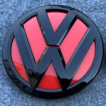VW Volkswagen Jetta MK5 Golfi jaoks 3D ABS 110mm Asendusauto Tagumine Pagasiruum Embleem M&auml;rk Logo Volkswageni VW Golf 7 7.5 MK7 MK7 jaoks.