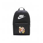 Nike Heritage Kohandatud Lilleline Tr&uuml;kis P&otilde;hilogo &Uuml;hev&auml;rviline Kokkupandav Kangast Seljakott Unisex Seljakott Must DC4244-010(TEAM378-CYBER-E3) Black