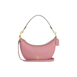 Coach Aria 26 kuldse riistvaraga lukuga suletav kortsulise nahast poolkuu kott naiste k&auml;ekotid Roosa CO996-IMOUS Basic Set (Bag+Dust Bag)