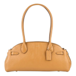 Coach Empire Carryall 34 Kuldne Riistvara Graveeritud Nahast T&otilde;mblukuga K&auml;ekott Suur Naiste T&otilde;mblukuga K&auml;ekott Meepruun CCM57-B4T7J Basic Set (Bag+Dust Bag)