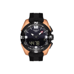 Tissot T Touch kvartsmehhanismiga meeste k&auml;ekell Kell 45mm Must sihver Titaan Kullatud PVD-kattega korpus T091.420.47.207.00 Black Dial black
