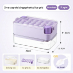 Mini j&auml;&auml;kuubikuvorm kaane ja anumaga J&auml;&auml;kuubikute valmistaja J&auml;&auml;vorm J&auml;&auml;kuubikute hoiukarp Lekkekindel Eemaldatav viski kokteili jaoks lilla