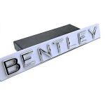 BENTELY LOGO Ingliskeelse T&auml;hega Kleebitud Bentley Pagasiruumi Embleemi Kleebis Bentley Flying Spur Continental GT Bentayga Mulsanne'ile