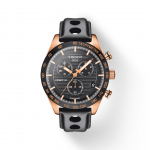Tissot Nahkrihm must sihver Meeste moekell T100.417.36.051.00 must