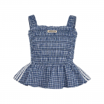 Adidas Originals Puuvillane Ruuduline Volangidega Spordistriktopp Naistele topid KX7035 L