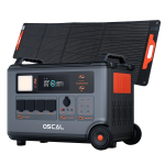 Oscal PowerMax 6000 kaasaskantav elektrijaam 6000 W 3600 Wh LiFePO4 laiendatav p&auml;ikesegeneraator 4x vahelduvvoolu pistikupesaga 1*PM200 Plus must