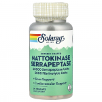 Solaray Nattokinase Serrapeptase VegCap, 30 tk 30 pcs - 1 ea