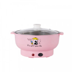 Kahekihiline multifunktsionaalne elektripliit Mittenakkuv kuumpott Teesupp Elektripott &Otilde;pilane pink-single layer