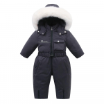 Baby Winter Jumpsuit Thicken Boys Suusakomplekt Mantel Soe Laste Jope Veekindel kapuutsiga Baby Girls Snowsuit 100cm hall