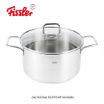 Fissler 304 roostevabast terasest 24 cm s&uuml;gav supipott klauskaanega