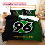 Hannover 96 Muster Voodipesu Tekikott Komplekt Kodu Kaunistus Kingitus (1 * tekikott + 2 * padjap&uuml;&uuml;ri ilma s&uuml;damikuta) 135x200cm white