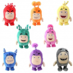 8 tk/partii Oddbods multifilm 18CM Fuse Jeff Newt Odd ZEE Bods t&auml;idisega pl&uuml;&uuml;sist m&auml;nguasi nukk lastele kingituseks PP-puuvill kodukaunistus 18cm