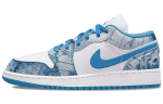 Jordan 1 Low Pesutud Denim GS DM8947-100 35.5