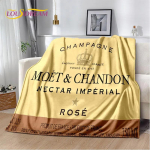 &Scaron;ampanja M-Moet & Chandon Pehme Pl&uuml;&uuml;sist Tekk, Flanellist Tekk Visketekk Elutuppa Magamistuppa Voodi Diivanile Piknikule Kontorisse 150x200cm