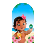 BEPAN Laste S&uuml;nnip&auml;evapeo Kaunistus Moana Printsessi Teemaline KaarTaustSeinKohandatav BeebipiduRistiminePeo Taustaseina Rekvisiidid 1.6x3.9ft(50x120cm)