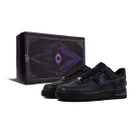 Nike Air Force 1 Kulumiskindlad Madalad Rula Kingad Unisex Must Lilla CW2288-001(Team454--BOX) 39