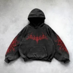 BeatStreet Ameerika High Street Moer&otilde;ivad T&auml;navahiphop Vabaaja Huppar Meestele ja Naistele Y2K Harajuku Retro Kirjadega Dressipluus XXXL white