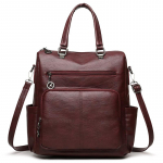 Pehme Nahast K&auml;ekott Suure Mahutavusega Mitme T&otilde;mblukuga &Uuml;he&otilde;la Crossbody Kott
