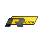 Metallist Rline R M&auml;rk Embleem Kleebis Golfi Polo Passati Jetta Bora Beetle T-Roc Autole Eesmise iluv&otilde;re K&uuml;lgmine Pagasiruumi Kleebis