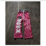 ROADVIBE Retro Topeltv&ouml;&ouml;koht Disain Vabaaja T&auml;navameeste P&uuml;ksid Hip-hop Gootika Harajuku Laiad P&uuml;ksid Y2K T&auml;hekiri Spordip&uuml;ksid XXXXL pink