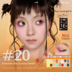 Cheeryep 16 V&auml;rvi Lauv&auml;rv Qianyan Plaat Glitter Kameeleon Matt P&auml;rlmutter L&auml;ikiv Flashi Plaat 20 Fireworks