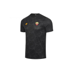 New Balance As Roma logo tr&uuml;kiga treening spordis &uuml;mmarguse kaelusega l&uuml;hikeste varrukatega must meeste MT231300-BK L