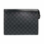 [Kasutatud] Louis Vuitton Pochette Voyage MM 'Must Damier Graphite L&otilde;uend' - Hea #1GP9J8E ONE SIZE
