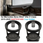 2 tk A4478101400 Tagumine 3. rea joogitopsihoidja siset&uuml;kk joogihoidjad Mercedes Benz W447 Vito V Klass 2015-2020 jaoks A4476927700